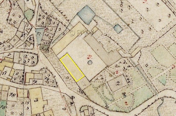 Rittergut Schlottenhof historische Karte